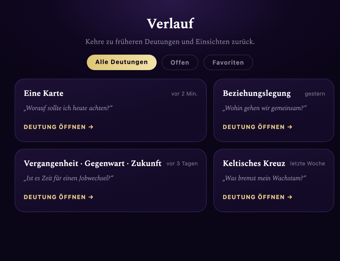 Privater Verlauf