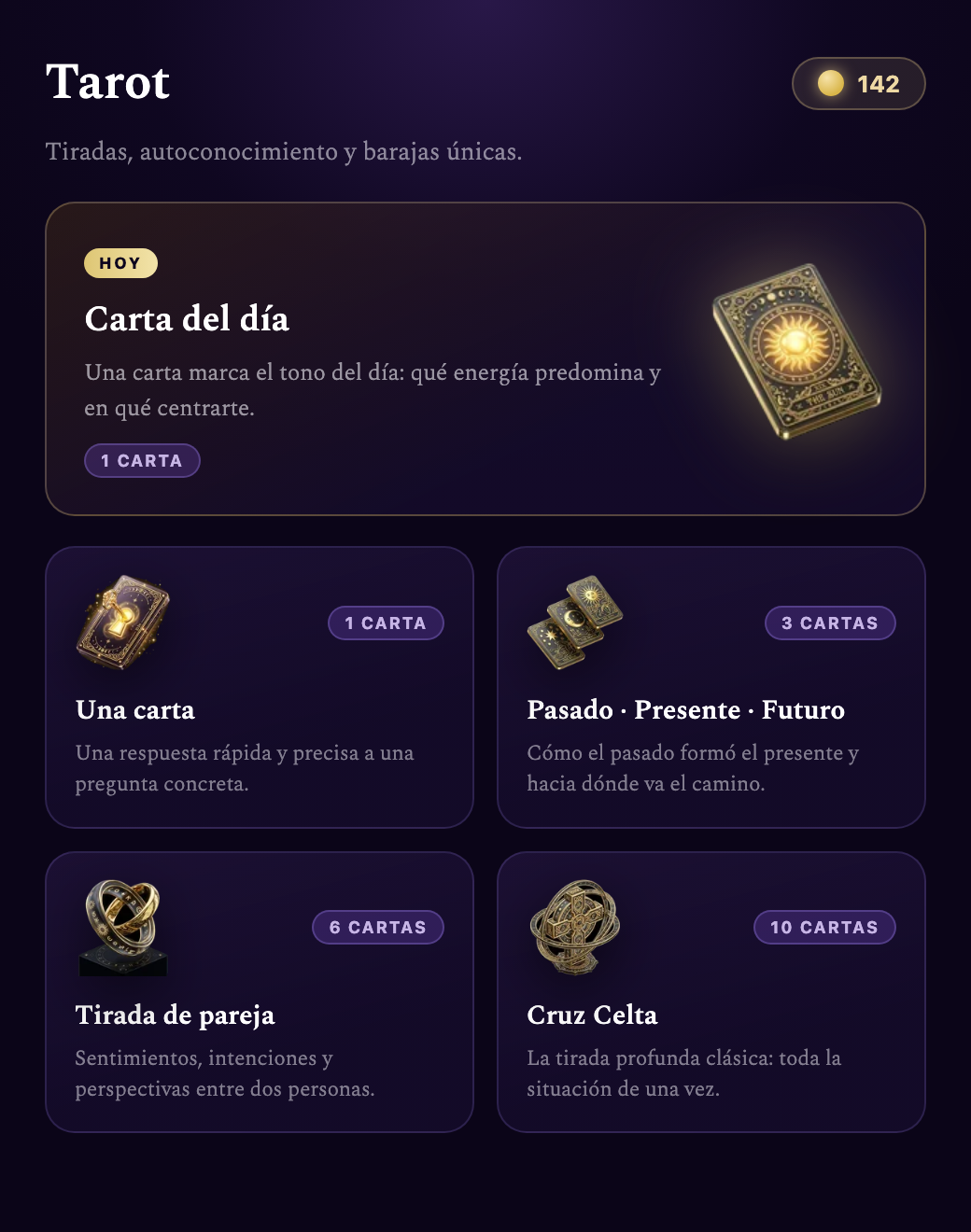 Una tirada para cada pregunta